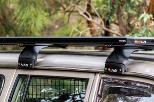 Toyota Landcruiser 5D 80 Series 2000x1400 MK3 Titan Tray with low gutter mount