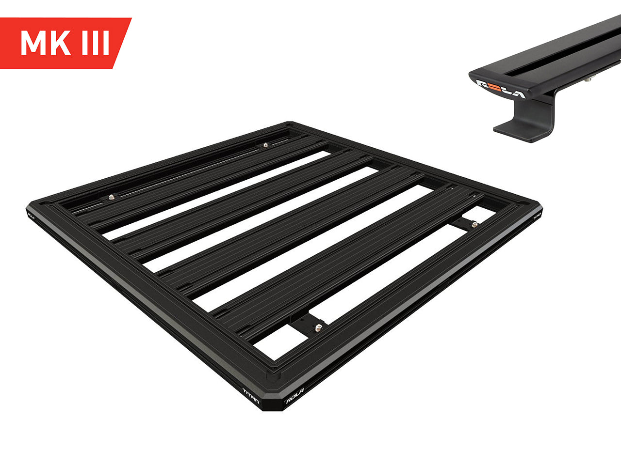 Ford Ranger WildTrak 1500X1200 MK3 Titan Tray with Low Mount Kit (Open Rails)